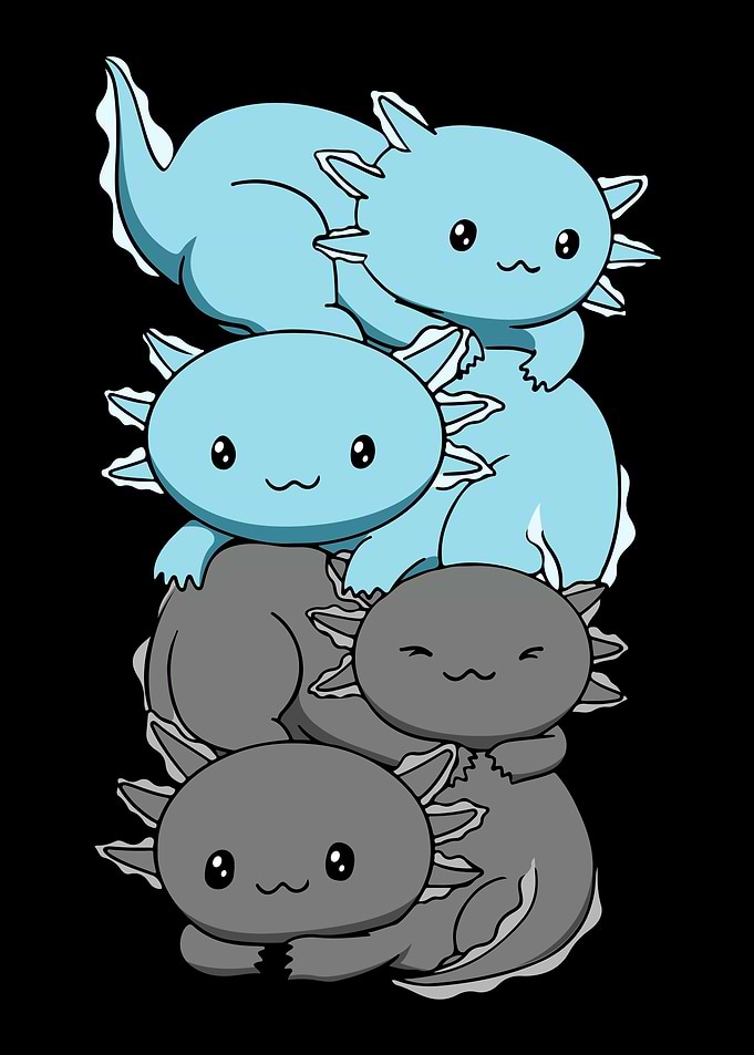 Autosexual Flag Axolotl