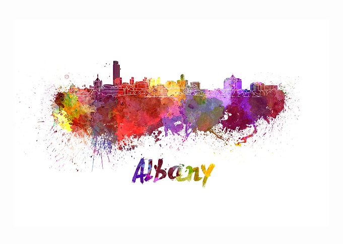 albany skyline