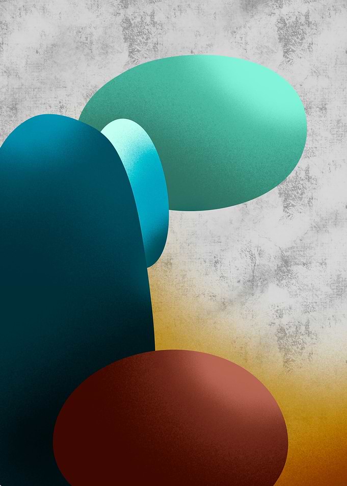 Simple color stone