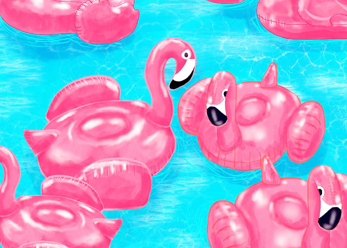 Flamingo Float Pool