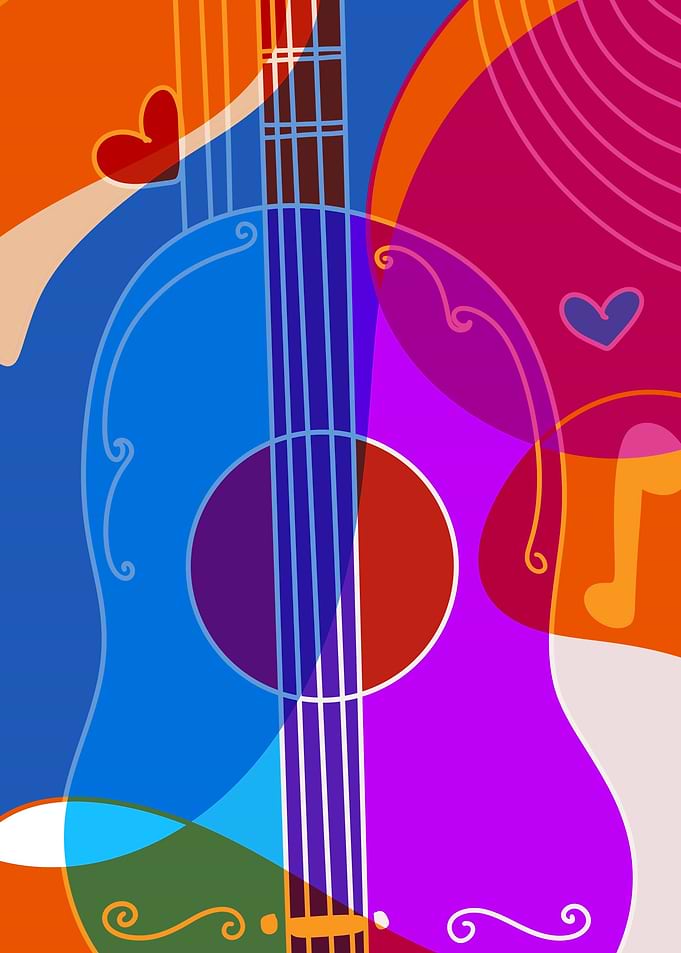 Abstract Guitar