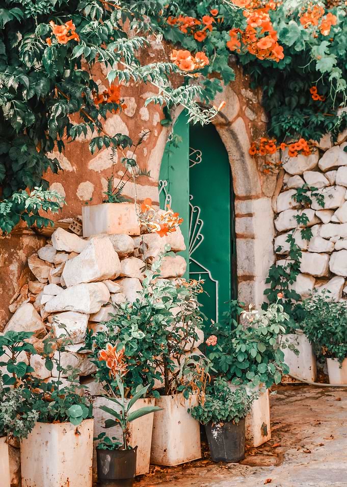 Floral house in Areopoli