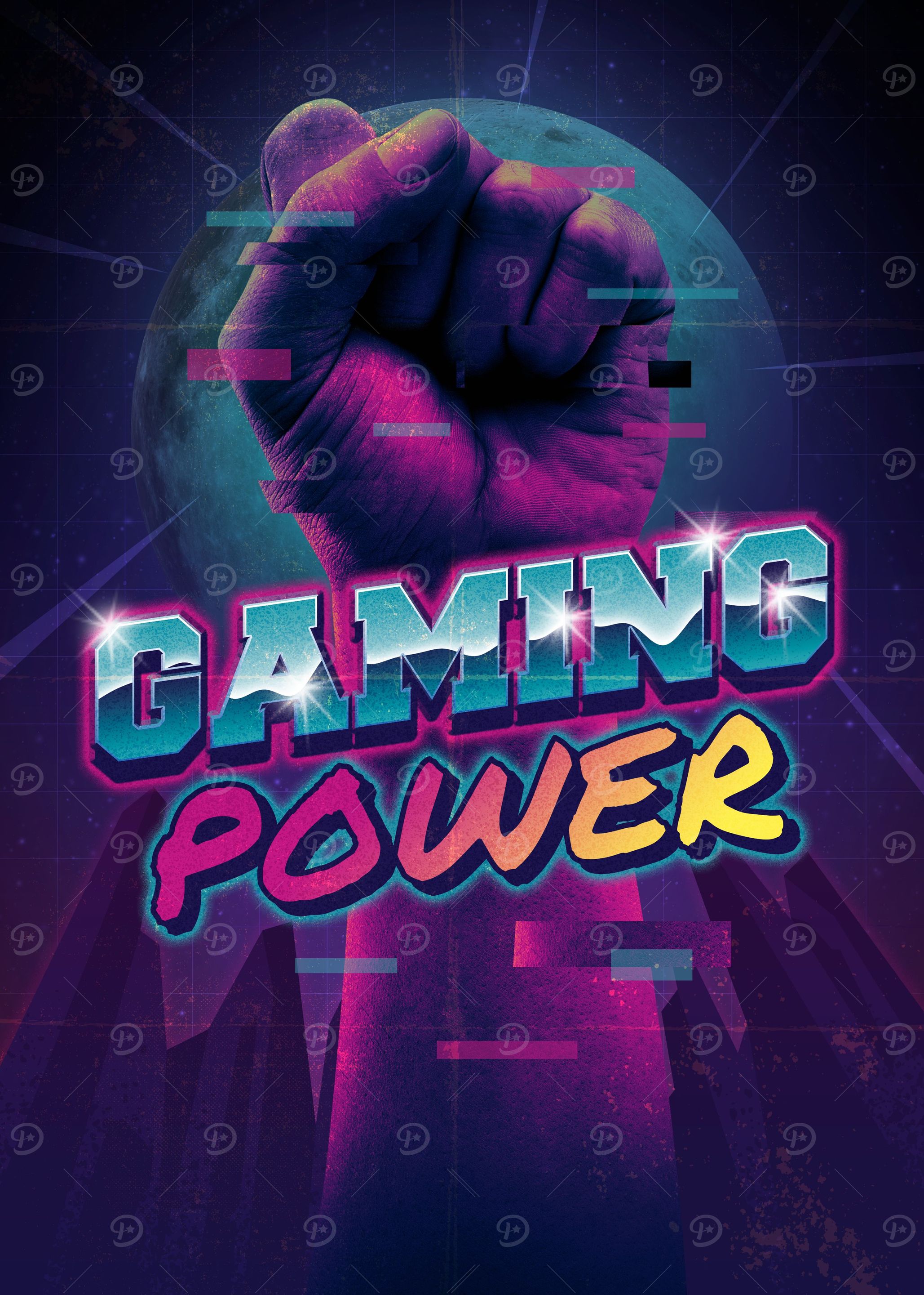 Gaming Power 80s Retro