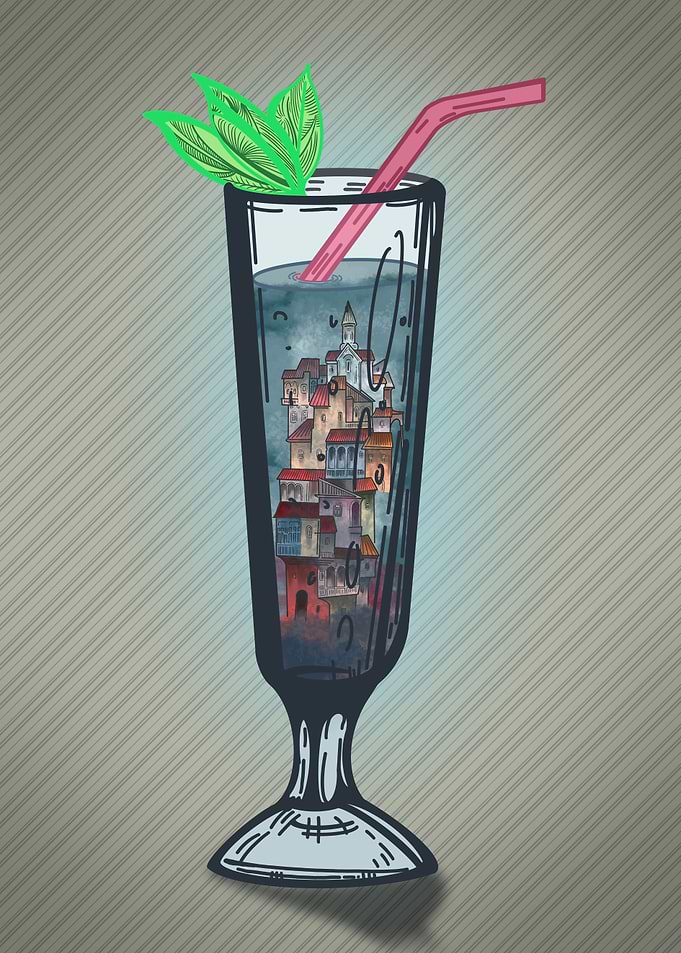 Magical city cocktail