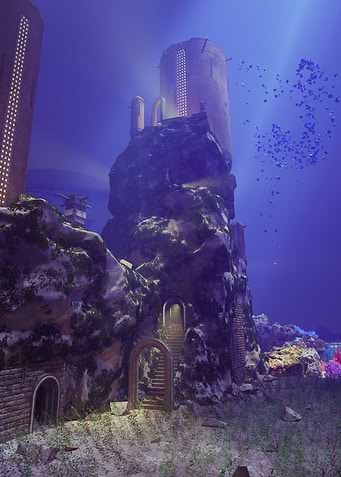 Sunken temple