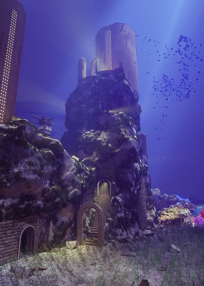 Sunken temple