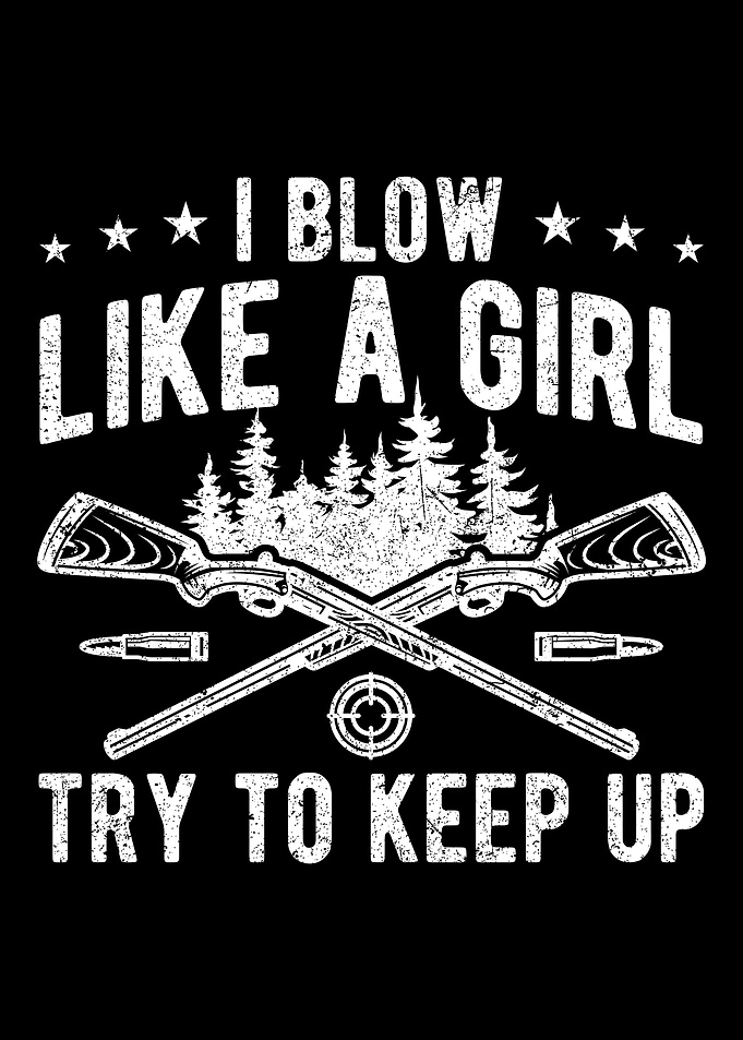 Funny Hunting Girl Hunter
