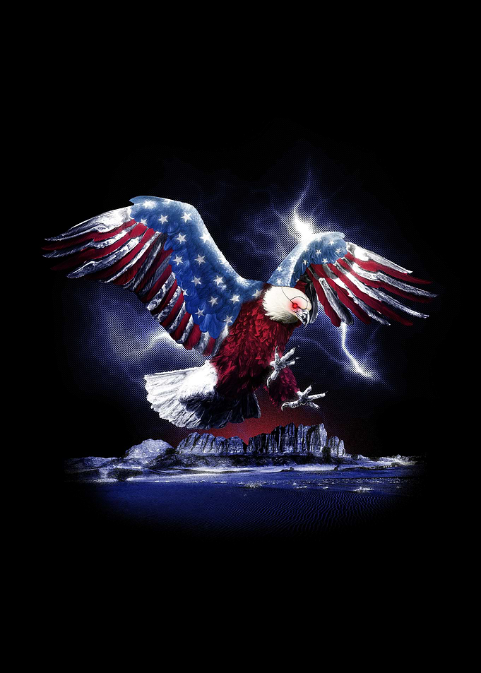 American cyborg eagle