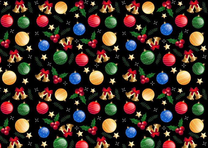 Gradient Christmas Pattern