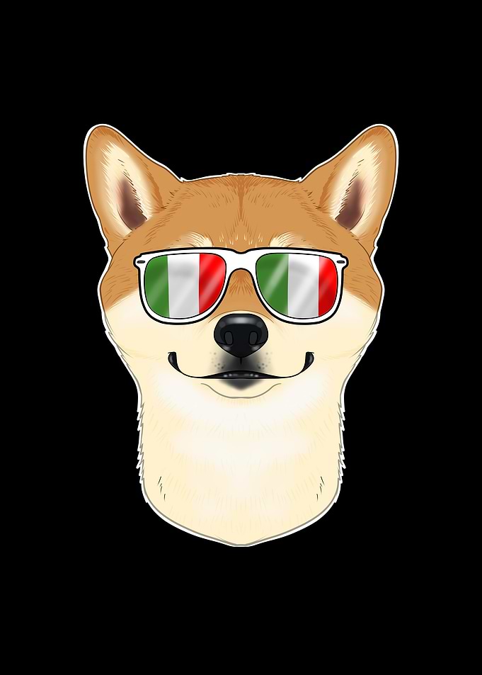 Shiba Inu Italy Sunglasses