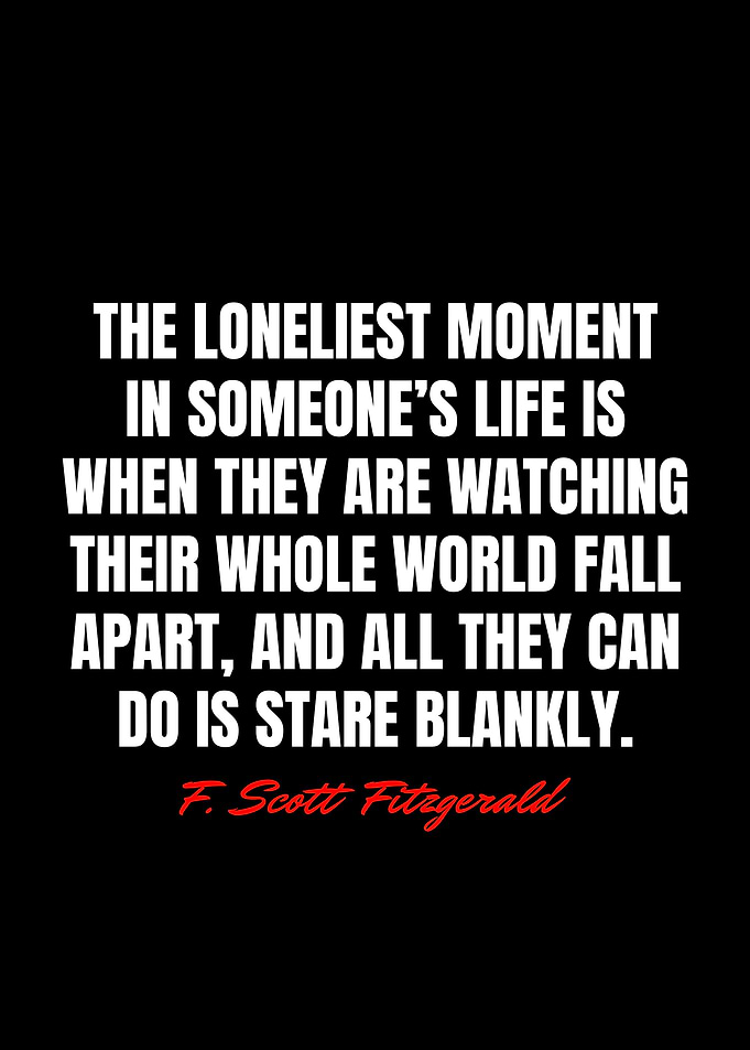 F Scott Fitzgerald Quotes