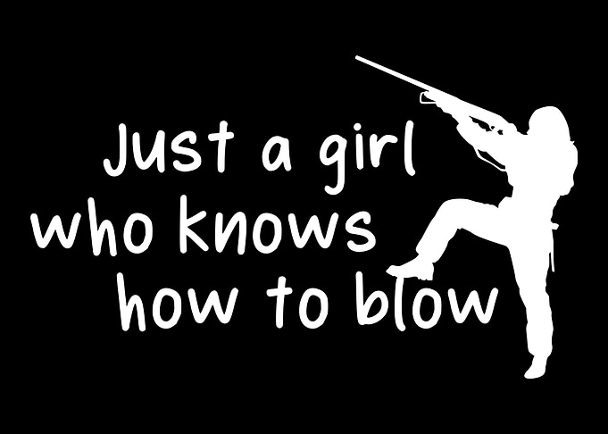 Funny Hunting Girl Hunter