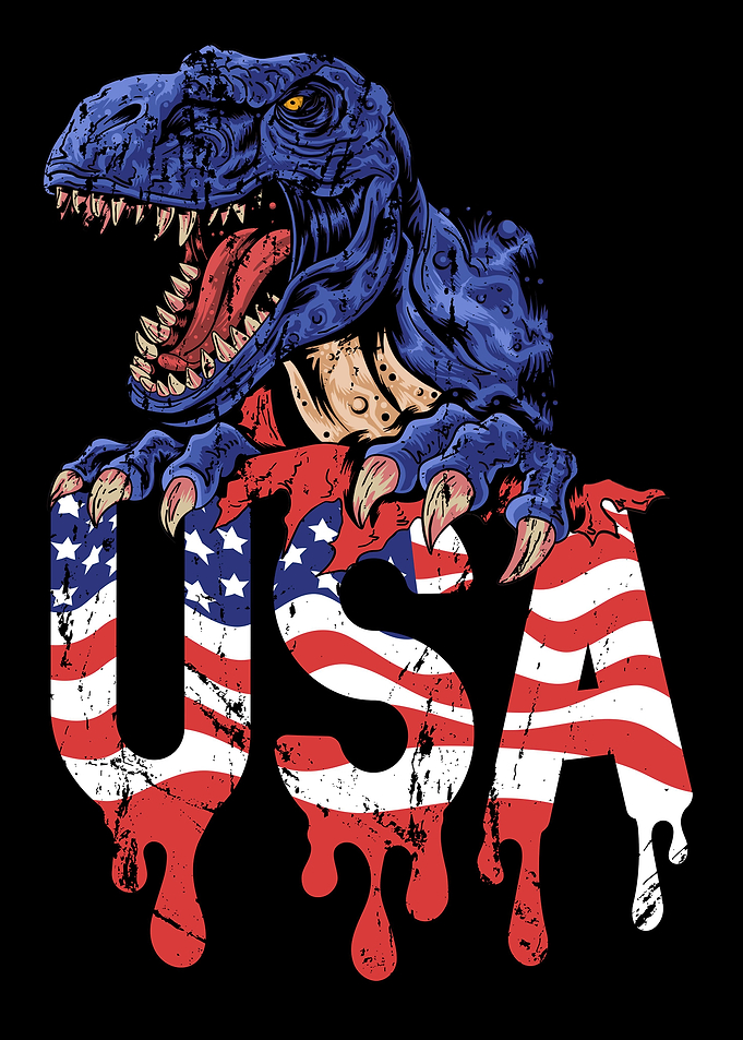 Dripping USA Dinosaurus