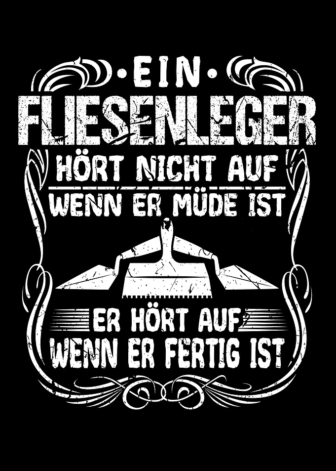 Fliesenleger Geschenk