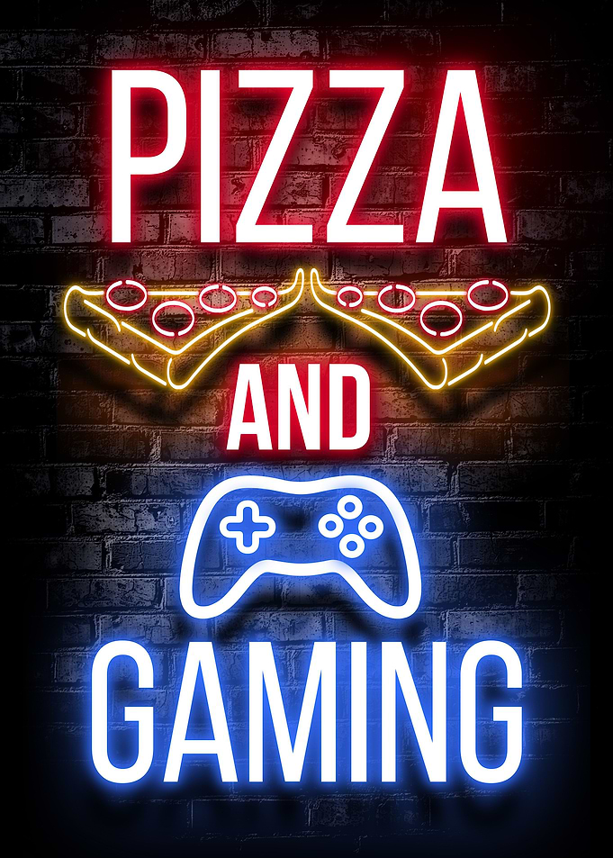 Pizza and gaming
