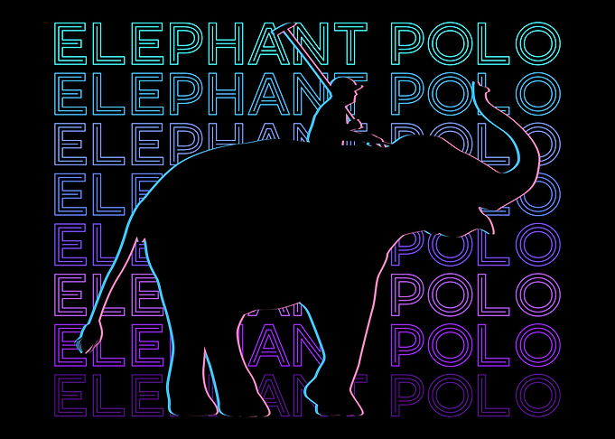 Elephant polo Retro