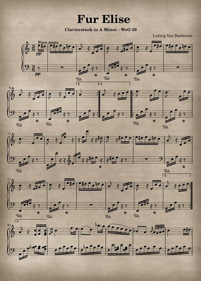 Fur Elise Beethoven
