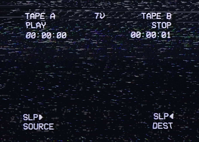 VHS double tape big noise