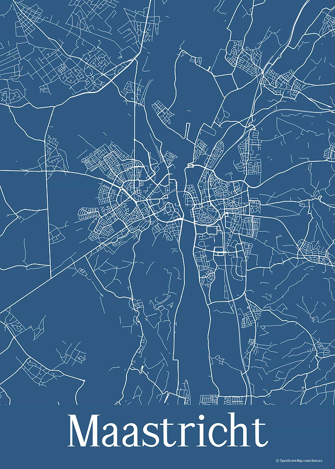 Maastricht Blue Map