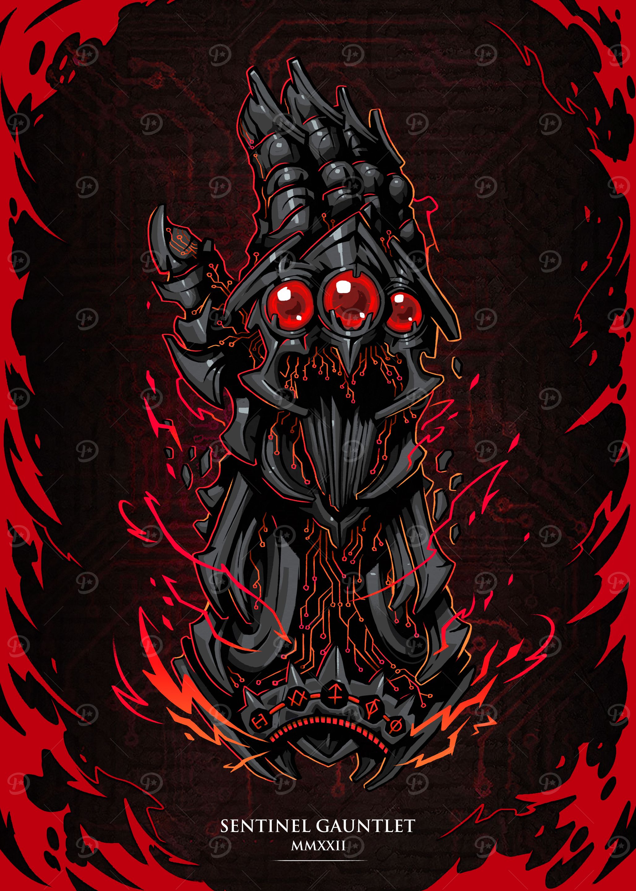 Red Sentinel Gauntlet