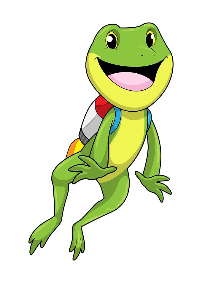 Frog Flying Jetpack