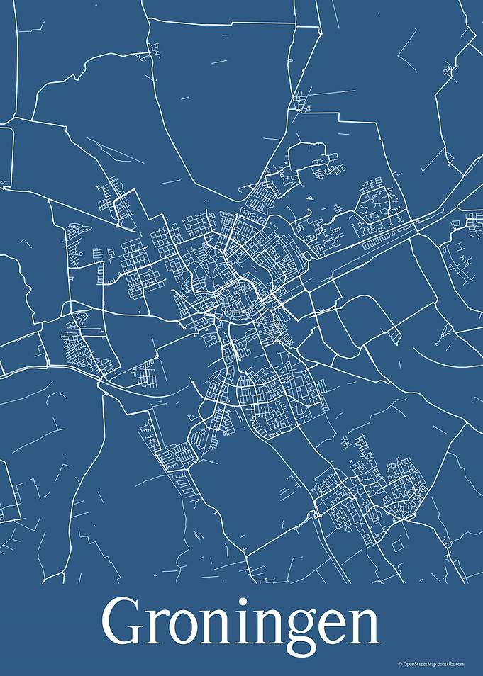 Groningen Netherlands Blue