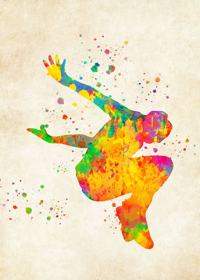 Parkour watercolor