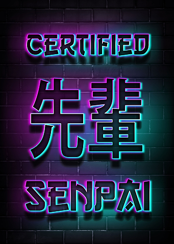 Certified senpai anime