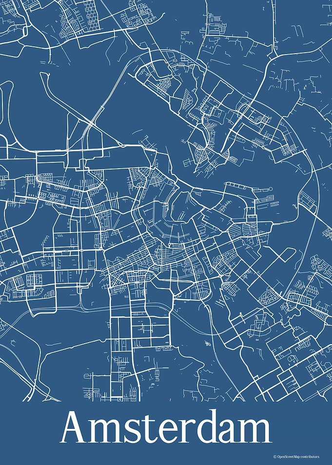 Amsterdam Netherlands Blue
