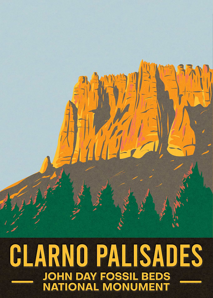 Clarno Palisades