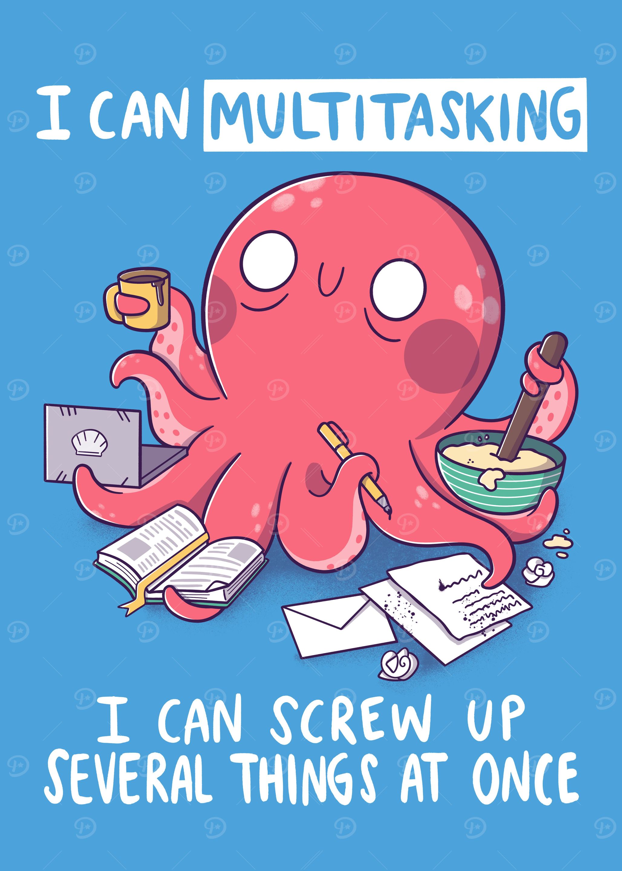 Multitasking Octopus