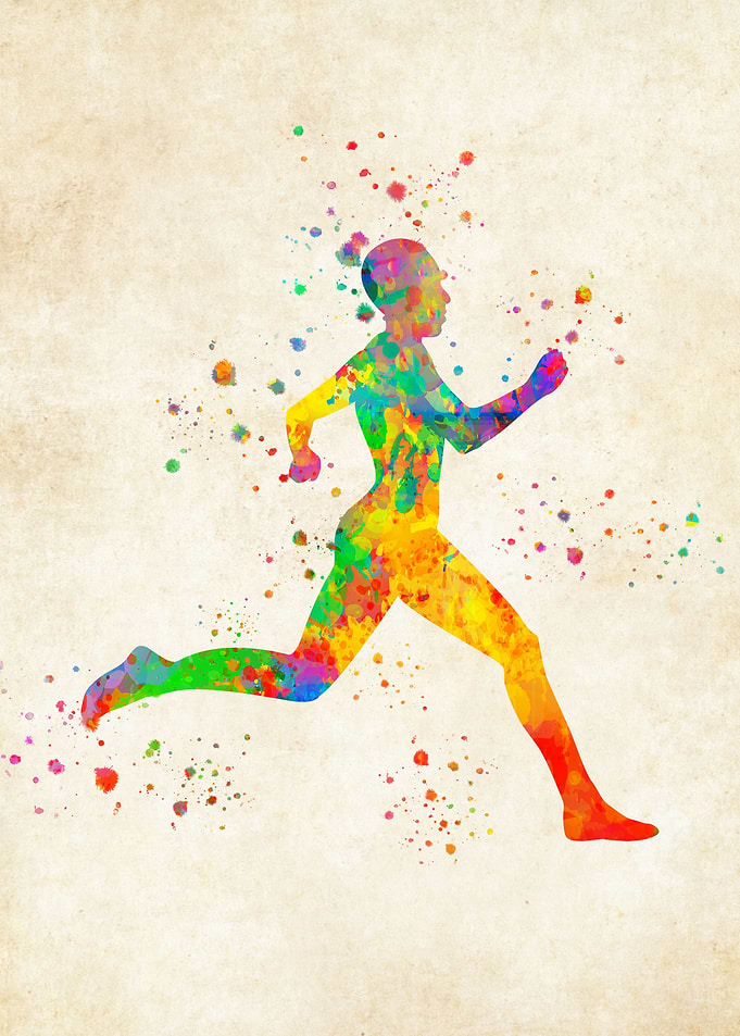 Marathon watercolor