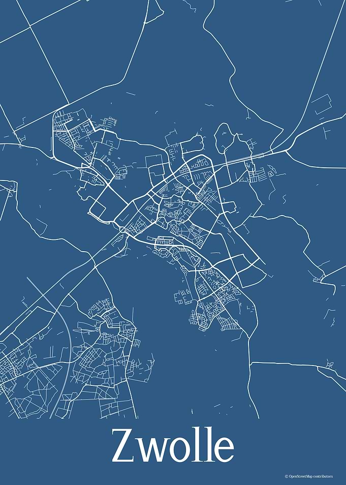 Zwolle Netherlands Blue