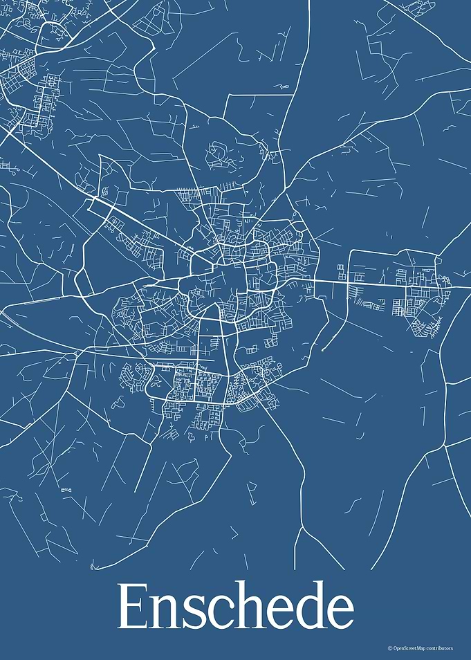 Enschede Netherlands Blue