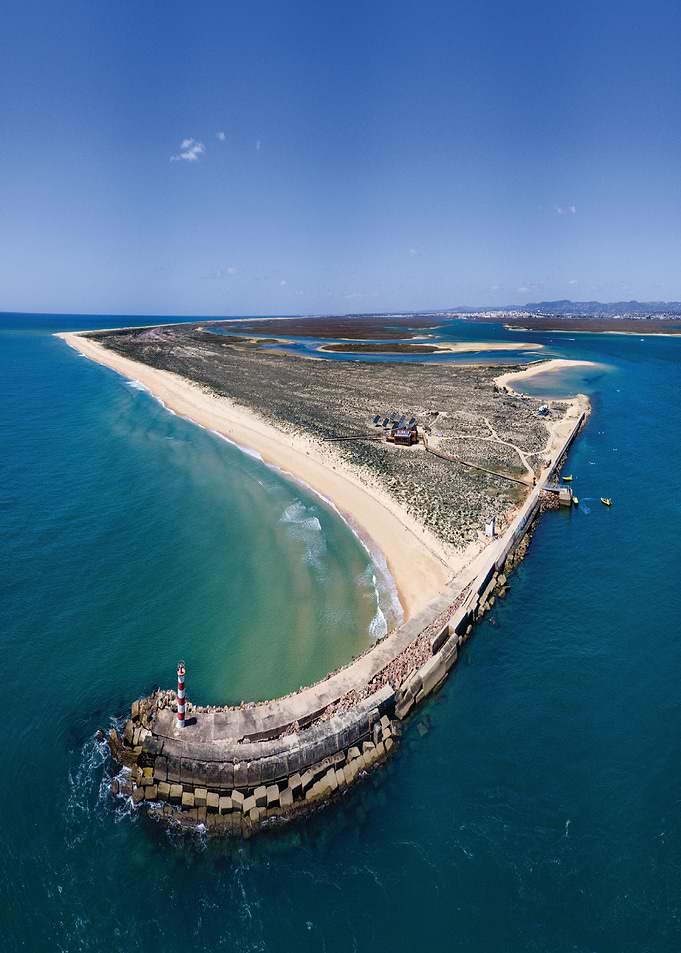Island drone view