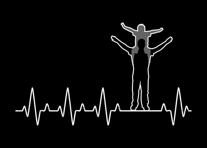 Proud Papa Son Heartbeat