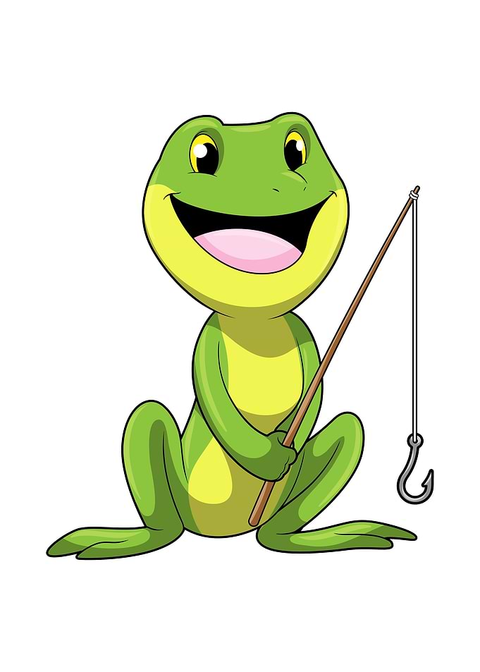 Frog Fisher Fishing rod