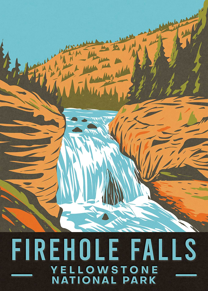 Firehole Falls