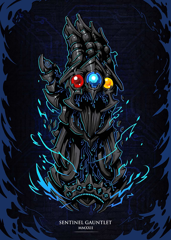 TriColor Sentinel Gauntlet