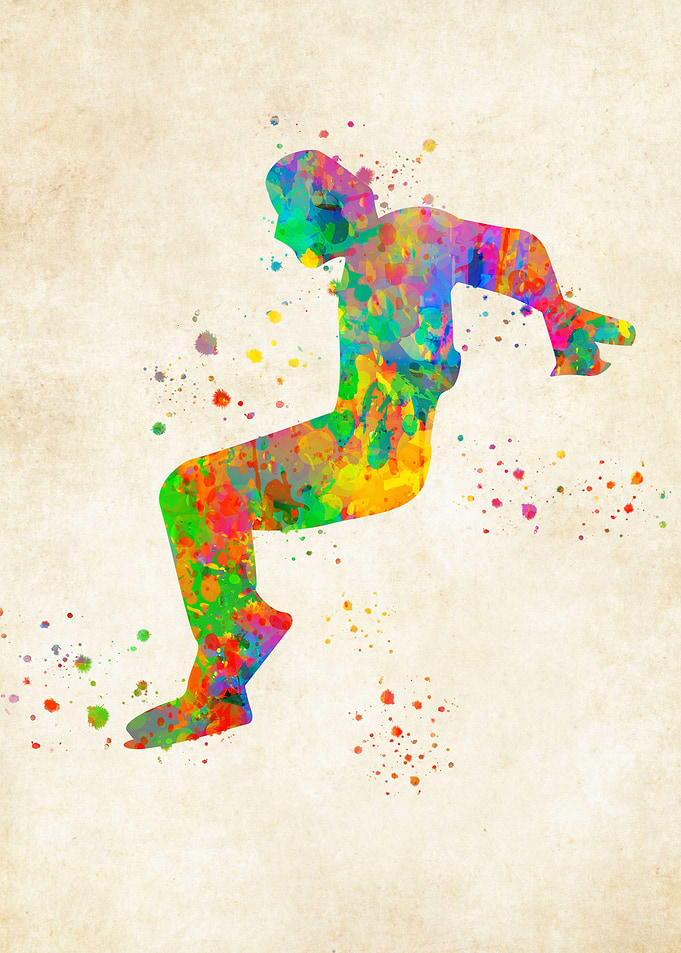Parkour watercolor