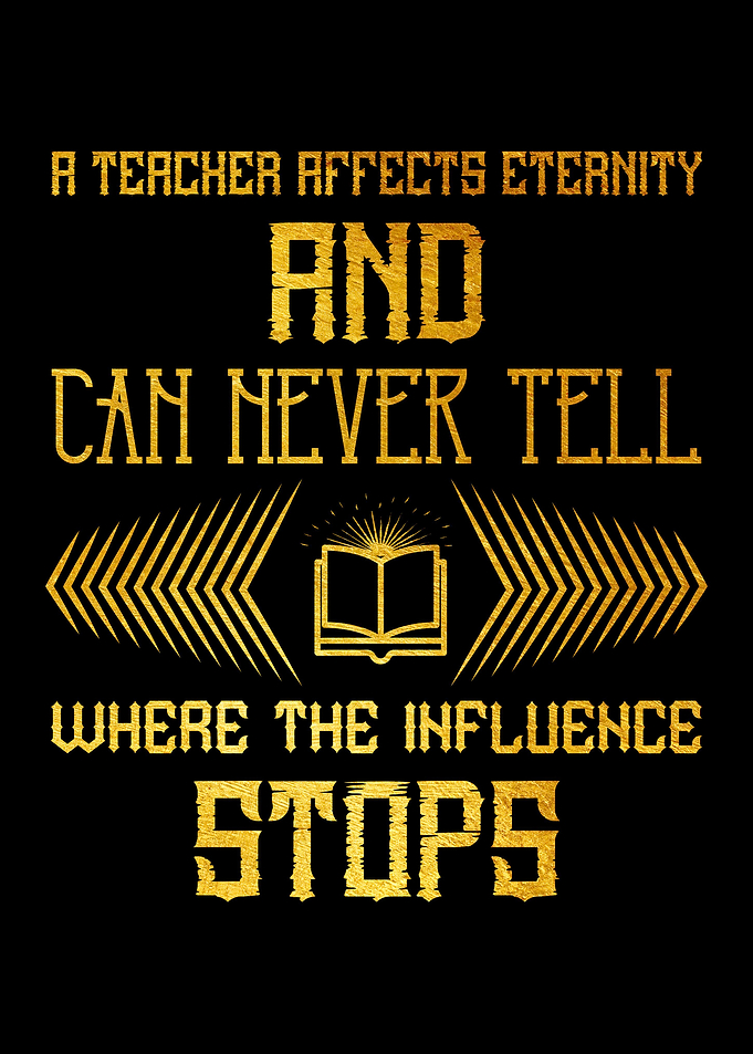 A teacher affects eternity