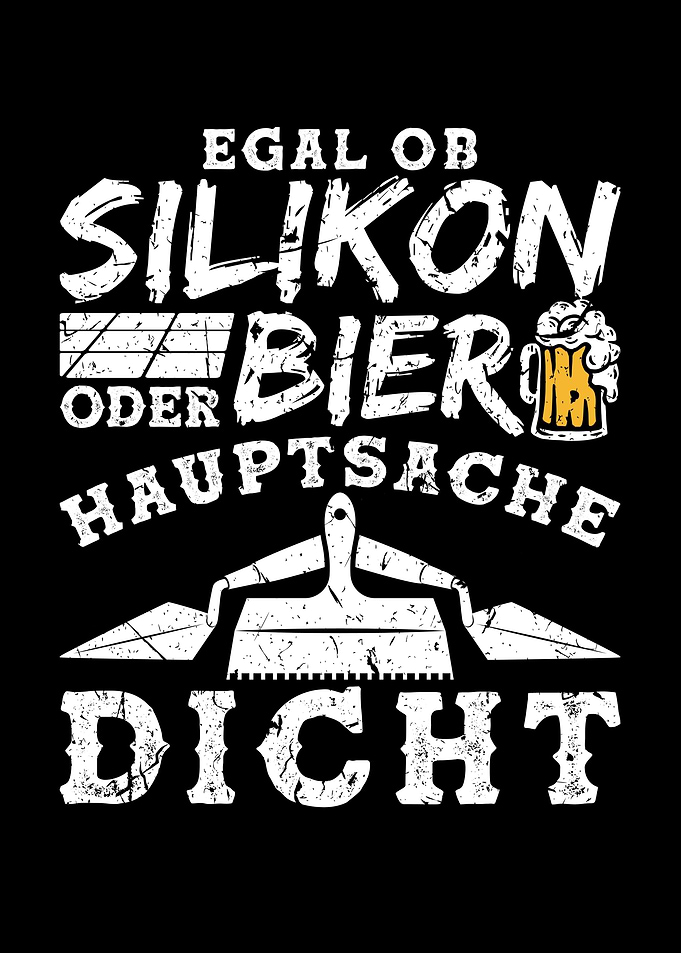 Silikon Bier Fliesenleger
