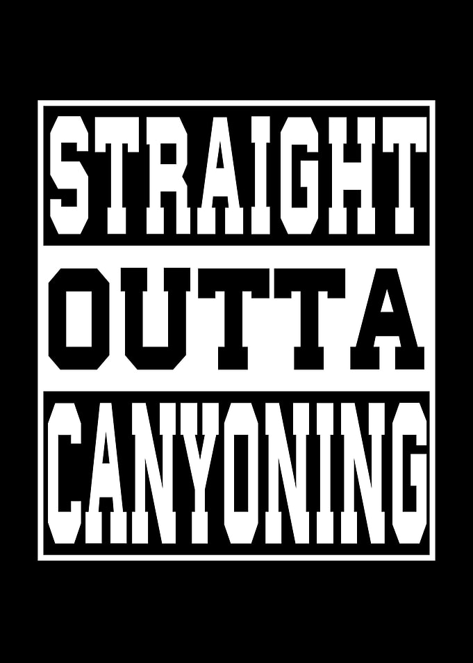 Canyoning Saying Funny