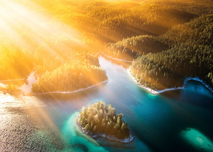 Eibsee Sunflooded