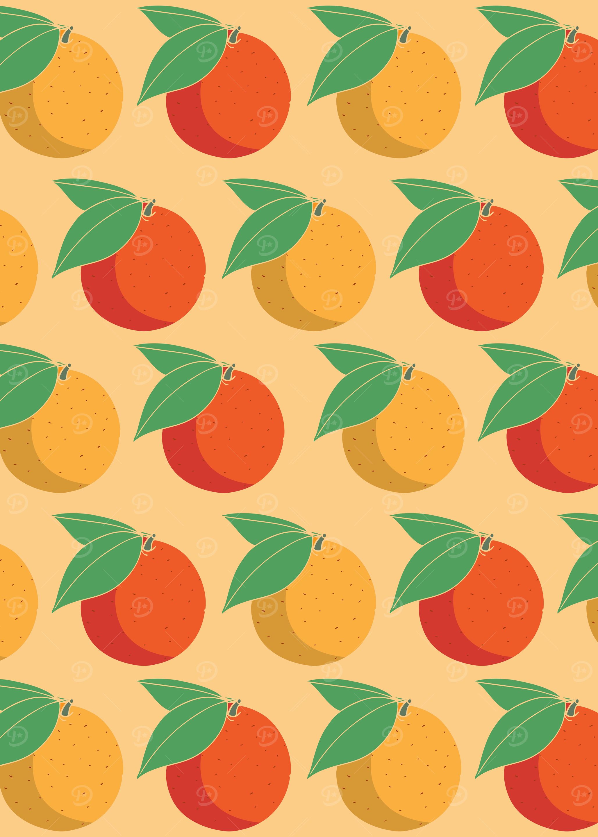 Citrus orange pattern