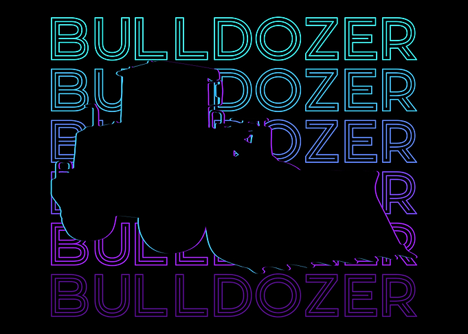 Bulldozer Retro