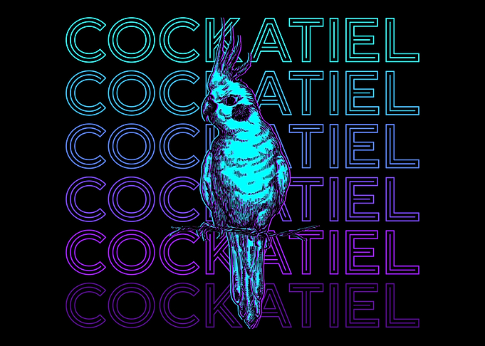 Cockatiel Retro