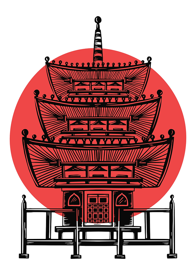 Japanese Shrine art