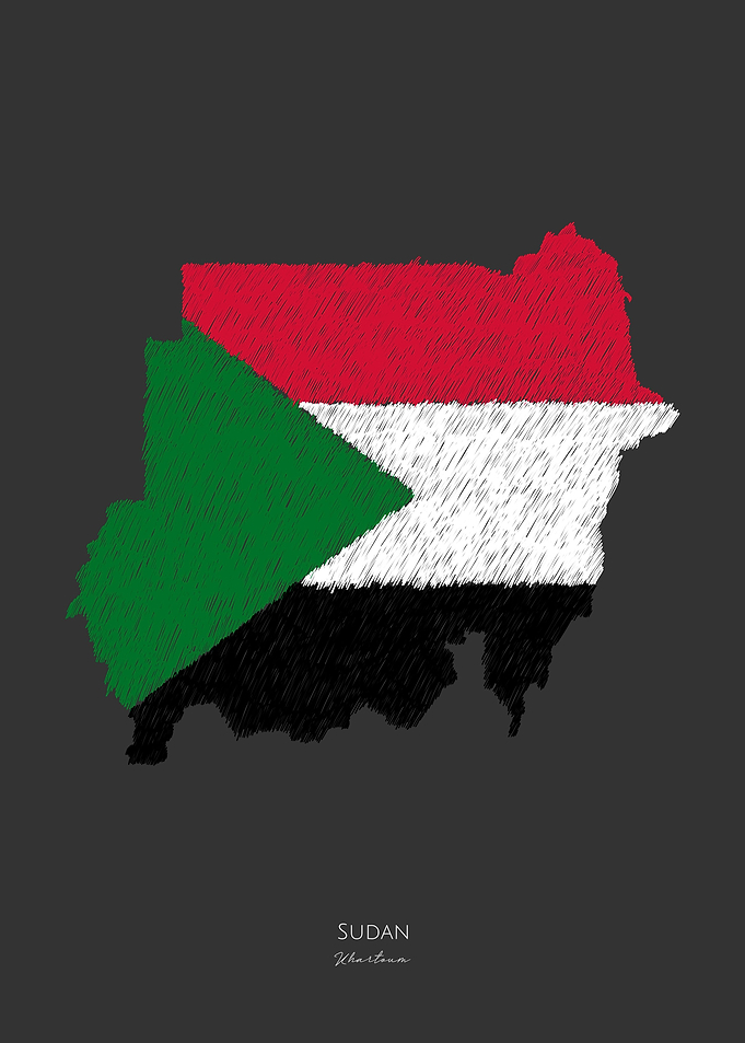 SUDAN WORLD CUP LINE ART