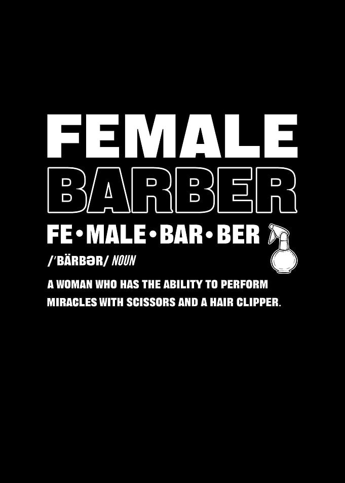 Female Barber Definition